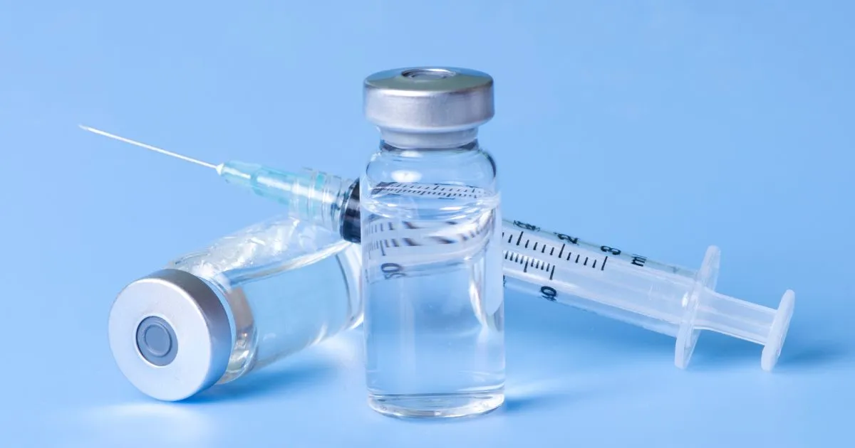 Medical vials of Peptides and a syringe, available in Loveland, CO